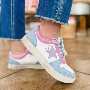 CORKY'S Pastel Multi‎ Constellation Sneakers